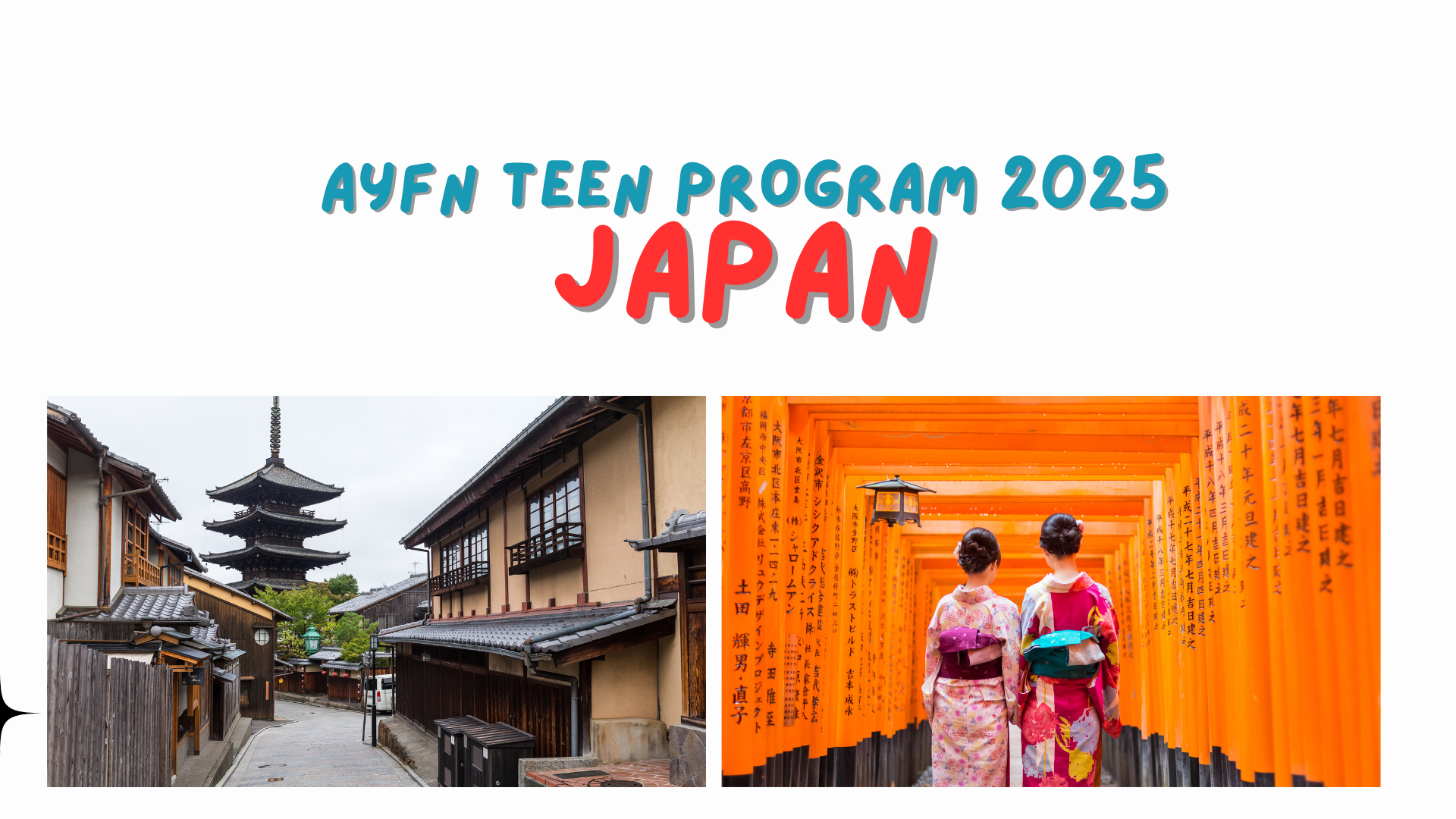 Registration Fee of AYFN Teen Program to Japan 2025 (Autumn)